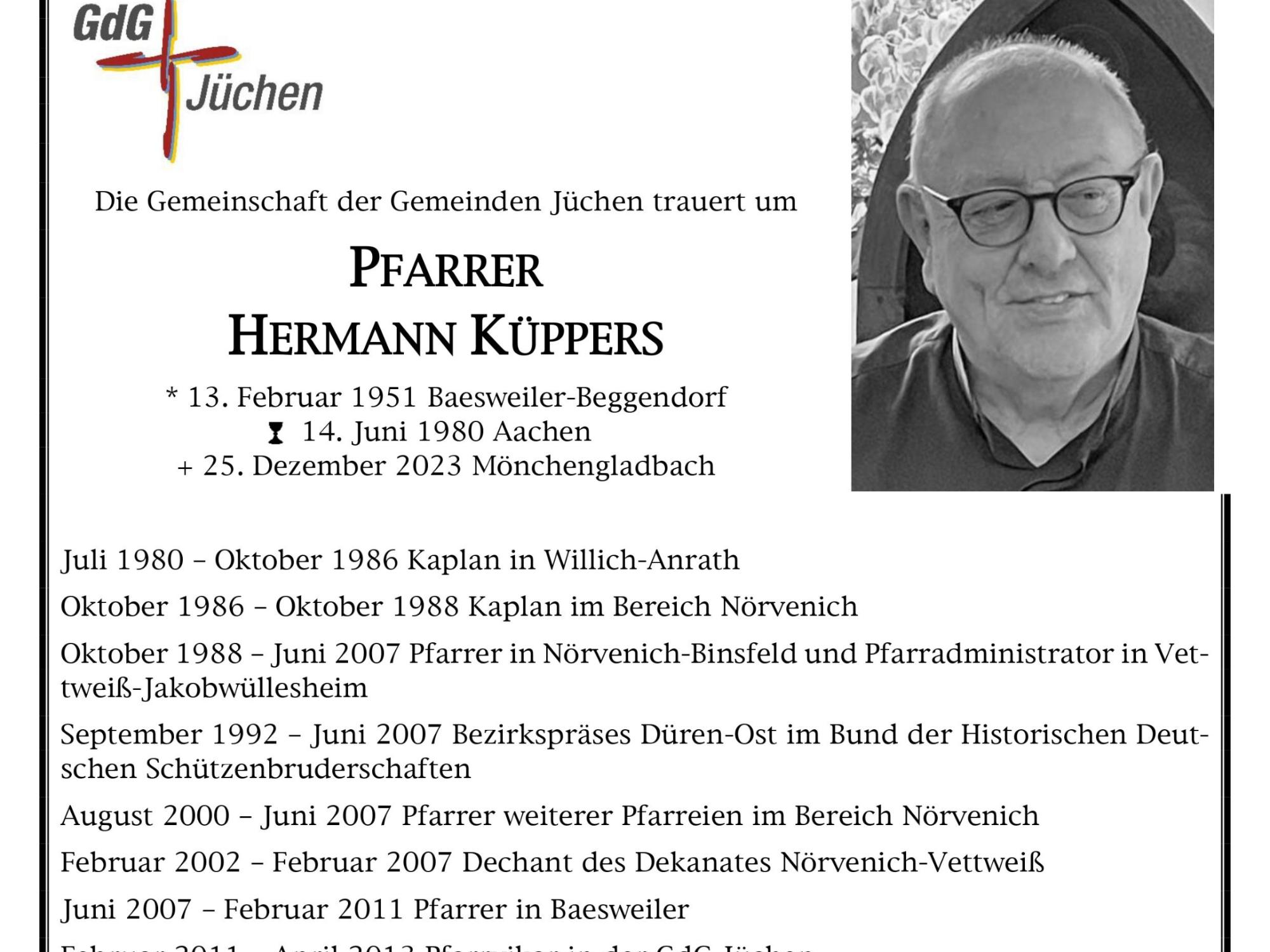 Aushang Pfarrer Hermann Küppers   (002)